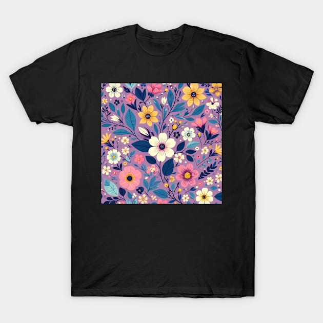 Spring Flowers T-Shirt by Jenni Arts